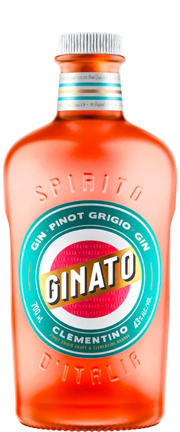 Gin Ginato - Clementino 43% 0.7 l (holá láhev)