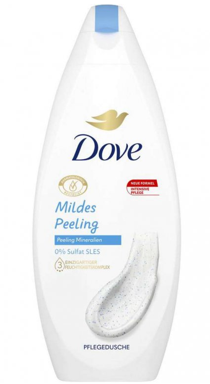 Dove Gentle Exfoliating peelingový sprchový gel 250ml