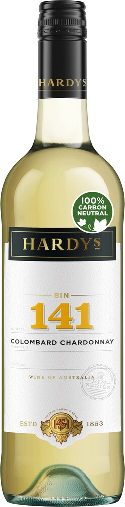 Hardys Bin 141 Colombard Chardonnay - bílé suché víno 12,5% 0,75 l