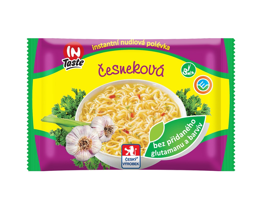 IN TASTE Česneková instantní nudlová polévka 60g