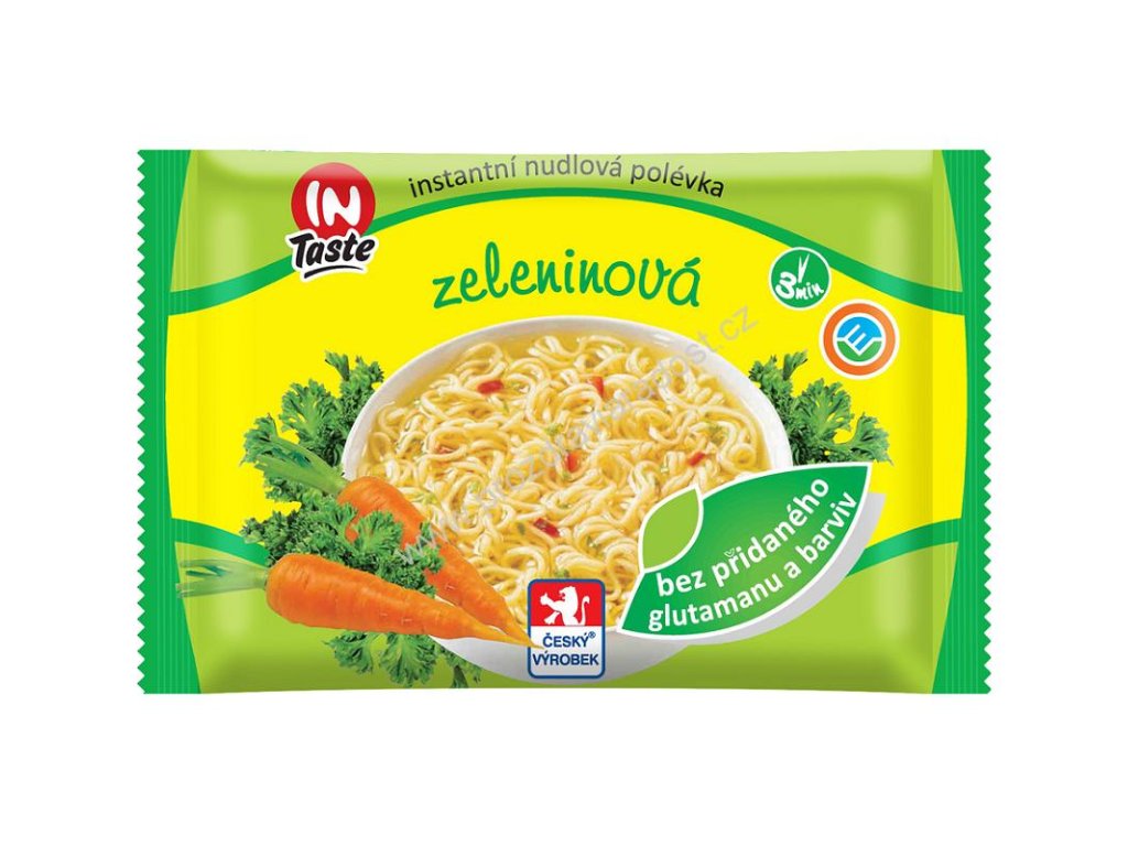 IN TASTE Zeleninová instantní nudlová polévka 60g