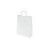 Papírová taška Bílá 24x10x32