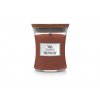 Svíčka WoodWick Smoked Walnut & Maple Pečené vlašské ořechy a javorové dřevo 275g střední