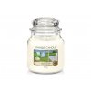 Svíčka Yankee Candle Clean Cotton Čisté Prádlo 411g střední