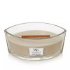 WoodWick Tonka & Almond Milk svíčka loď