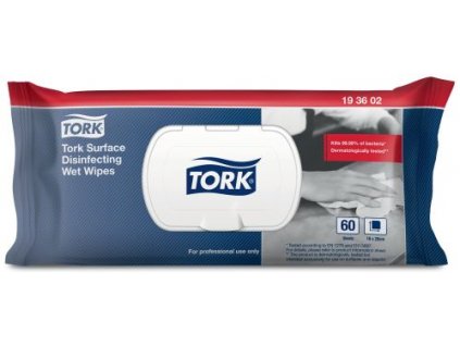 tork vlhcene uterky na dezinfekci povrchu 60ks bal