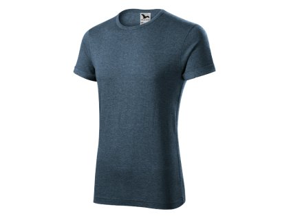 Fusion 163 Tričko pánské (Barva tmavý denim melír, Varianta S)