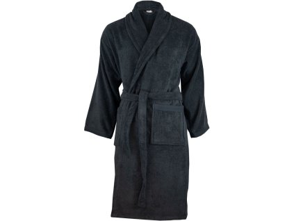 PS 481084 the one organic bathrobe anthracite FRONT 864d7d91 9fe9 4a66 b005 0eb39a76e2c4 web