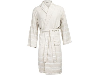 PS 481012 the one hamam bathrobe beige FRONT 1 web