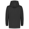 Hooded Sweat Jacket Washable 60°C T44 Mikina unisex (Barva černá, Varianta M)