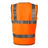 HV Bright 9V3 Bezpečnostní vesta unisex (Barva fluorescenční žlutá, Varianta M)