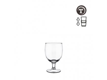 Pohár minerale 190 ml STACK (stohovateľný, celotemperovaný)