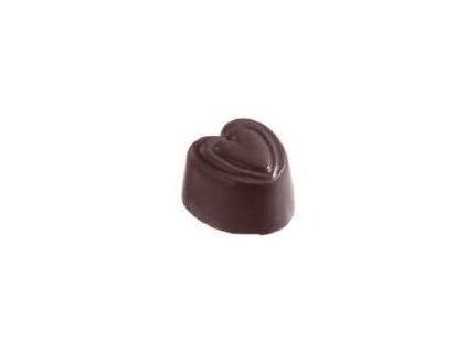 Forma na čokoládu, motiv „srdíčko“ | Chocolate World