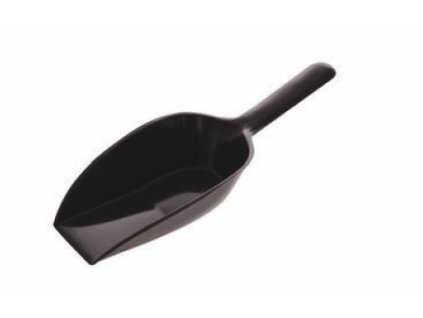Lopatka plastová čierna, obsah 230 ml