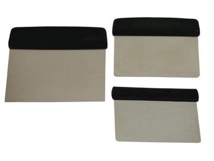 Nerezová karta s plastovou rukoväťou 120 mm x 120 mm