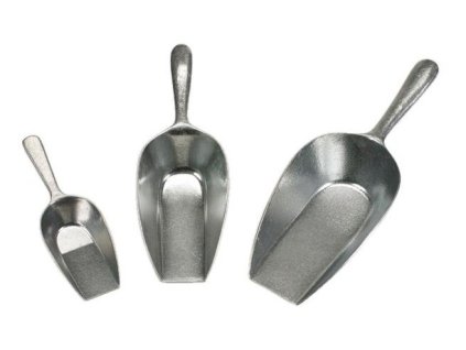 Lopatka kovová, obsah 285 ml