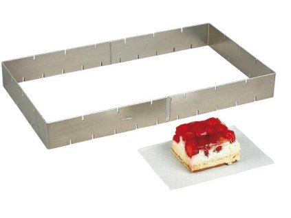 Rámeček na rezy 440 x 240 mm, výška 50 mm, obojstranný, hliník