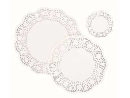 Tortová krajka kulatá 100 mm, 250 ks