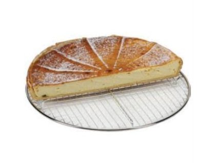 Dortová chladiaca mriežka „káro“ Ø 320 mm –nehrdzavejúca, SCHNEIDER