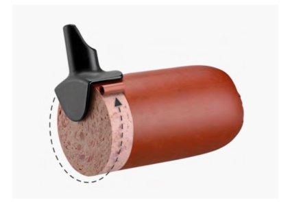 Nôž na nareznutie salámovej šupky, GIESSER