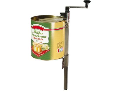 Stolový otvárač konzerv dĺžky 60 cm, nerezový