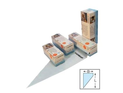 Jednorazové modré protišmykové sáčky, 60 cm, 100 ks