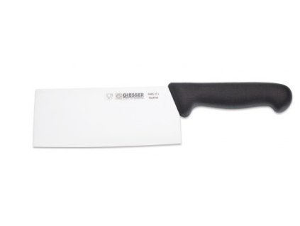 Nôž ázijského tvaru, čierny, dĺžka čepele 17 cm, GIESSER