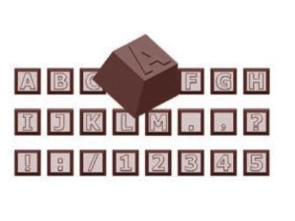 Forma na čokoládu – Abeceda, 1. časť | Chocolate World
