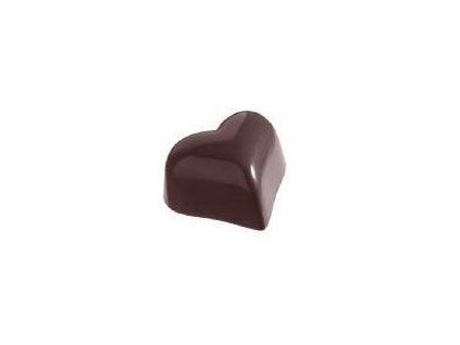 Forma na čokoládu, motiv - srdce, Chocolate World
