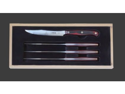 Exkluzívna edícia Premium Cut - Rocking Chefs, sada štyroch steakových nožov, dĺžka čepele 12 cm, GIESSER