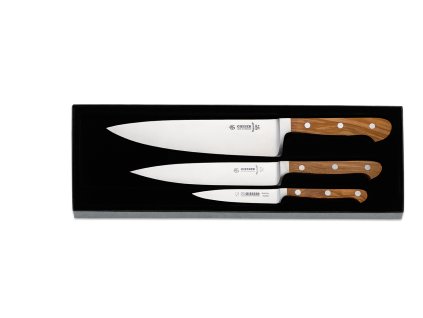 Sada nožov BEST CUT s olivovou rukoväťou, GIESSER
