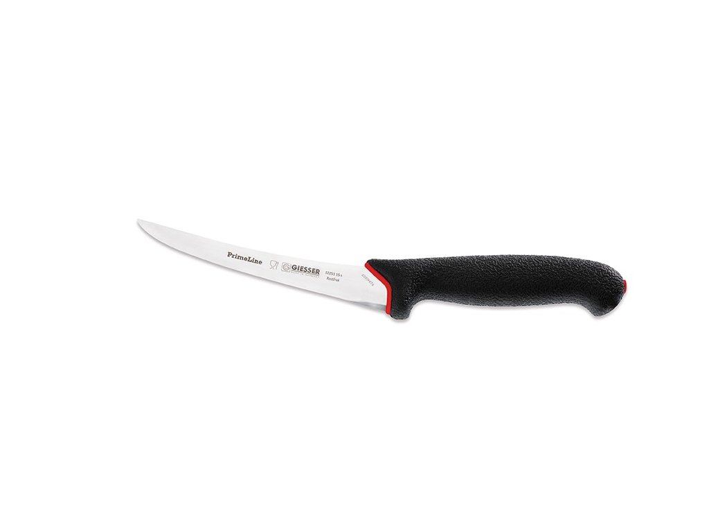 Nůž vykošťovací tvrdý, délka ostří 15 cm, černý, provedení "PrimeLine", GIESSER