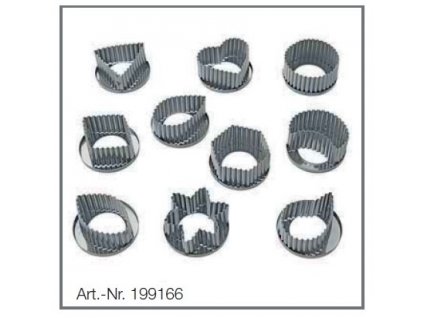 Sada vykrajovátek "vánoční motivy", 10 motivů, Ø 50 mm