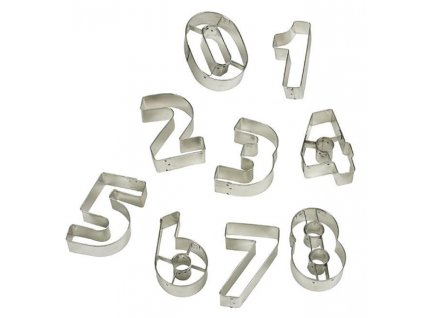 Sada vykrajovátek "číslice", 110 mm