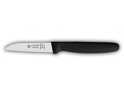 Nůž na zeleninu, černý, délka hladkého ostří 8 cm, GIESSER