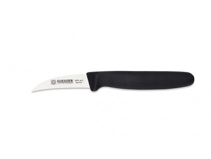 Nůž loupací, černý, délka ostří 6 cm, GIESSER