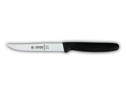 Nůž stejkový, černý, délka hladkého ostří 11 cm, GIESSER