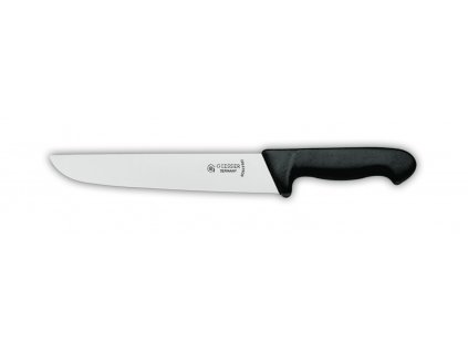 Řeznický nůž, délka ostří 24 cm, černý, GIESSER
