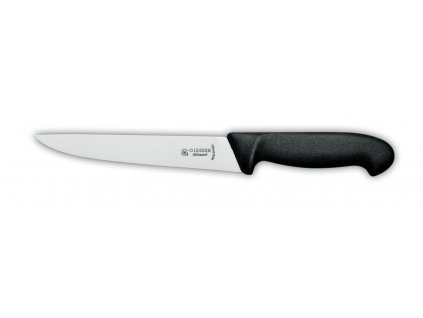 Řeznický nůž, délka ostří 18 cm, černý, GIESSER