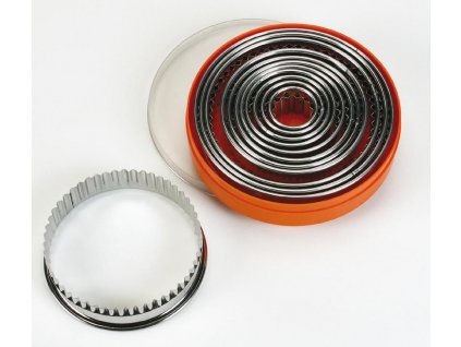 Sada vykrajovátek 12 ks, vroubkované kolečko, SCHNEIDER