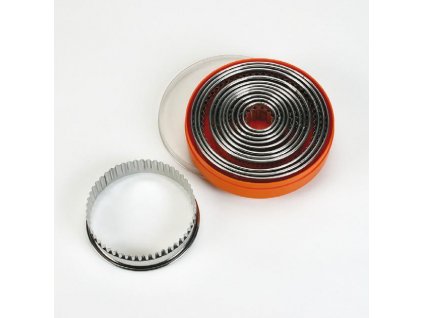 Sada vykrajovátek 9 ks, vroubkované kolečko, SCHNEIDER