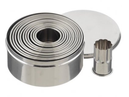 Sada vykrajovátek - 12 ks, vroubkované kolečko, SCHNEIDER