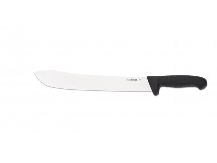 Nůž řeznický - sádlák, délka ostří 30 cm, černý, GIESSER