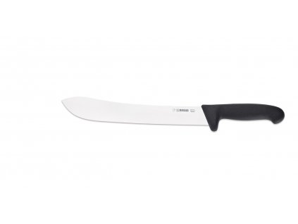 Nůž řeznický - sádlák, délka ostří 27 cm, černý, GIESSER
