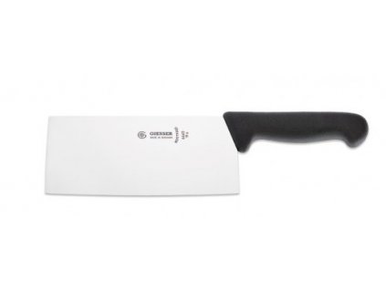 Nůž asijského tvaru, černý, délka ostří 19 cm, GIESSER