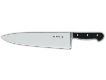 Nůž kuchařský - sekací, kovaný, černý, délka ostří 25 cm, GIESSER