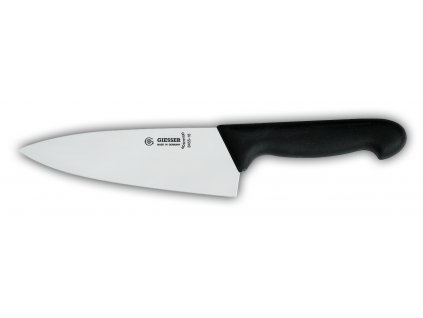 Nůž kuchařský - široký, černý, délka ostří 16 cm, GIESSER