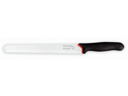 Nůž porcovací s vlnkovým ostřím, černý, délka vlnkového ostří 25 cm, GIESSER - PrimeLine