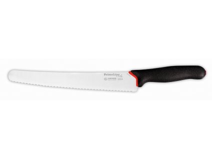 Nůž pekařský s vlnkovým ostřím, černý, délka vlnkového ostří 25 cm, GIESSER - PrimeLine