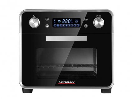 gastroback design ofen air fry pizza heissluftofen mit pizzastein und drehspiess 21